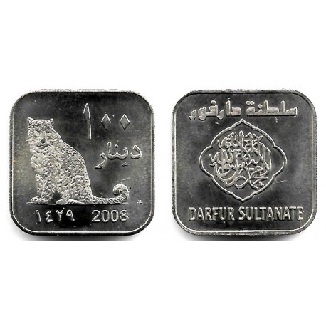 Darfur. 2008. 100 Dinars (SC)
