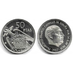 Estado Español. 1957*(73). 50 Pesetas (SC)