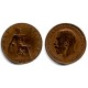 (809) Gran Bretaña. 1922. Half Penny (BC/BC-)