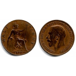 (809) Gran Bretaña. 1922. Half Penny (BC/BC-)