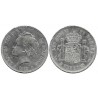Alfonso XIII. 1892*(18-92). 5 Pesetas (MBC-) (Plata) Ceca de Madrid PG-M