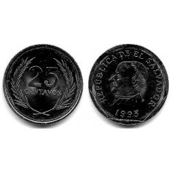 (158b) El Salvador. 1993. 25 Centavos (SC)