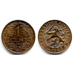 (1) Antillas Neerlandesas. 1963. 1 Cent (EBC)