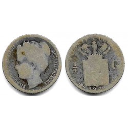 (35) Curasao. 1900. ¼ Gulden (RC) (Plata)