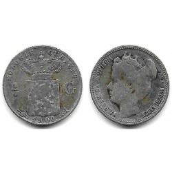 (35) Curasao. 1900. ¼ Gulden (BC) (Plata)