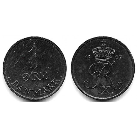 (839.2) Dinamarca. 1969. 1 Ore (EBC+)
