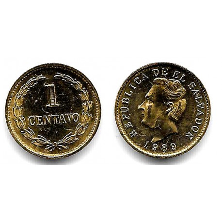 (135.1a) El Salvador. 1989. 1 Centavo (SC)
