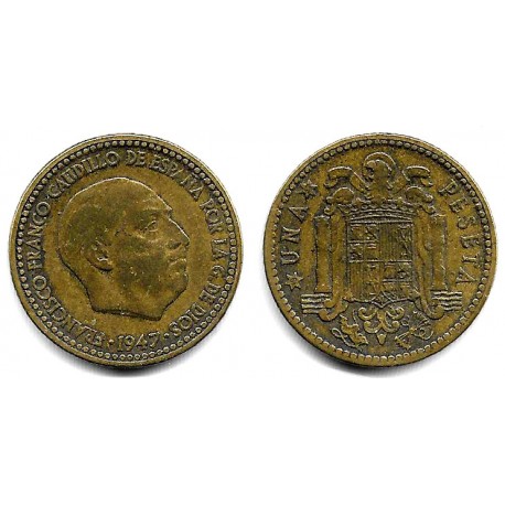 Estado Español. 1947*(19-53). 1 Peseta (BC)