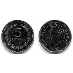 (154b) El Salvador. 1993. 5 Centavos (SC)