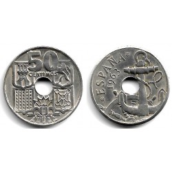 Estado Español. 1963*(19-65). 50 Céntimos (MBC)