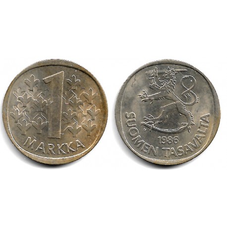 (49a) Finlandia. 1986. 1 Markka (MBC+)