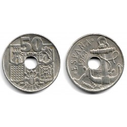 Estado Español. 1963*(19-63). 50 Céntimos (MBC)