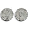 (145) Países Bajos. 1915. 10 Cents (BC) (Plata)