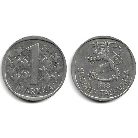 (49a) Finlandia. 1988. 1 Markka (MBC)