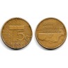 (210) Países Bajos. 1990. 5 Gulden (MBC)