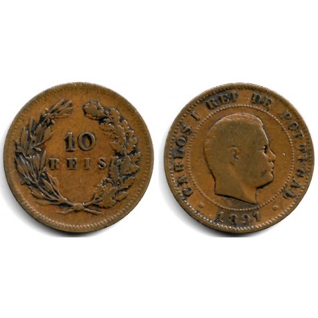 (532) Portugal. 1891. 10 Reis (BC)