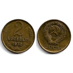 (Y127a) Unión Soviética. 1972. 2 Kopeks (EBC)
