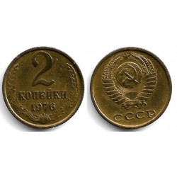 (Y127a) Unión Soviética. 1976. 2 Kopeks (EBC)