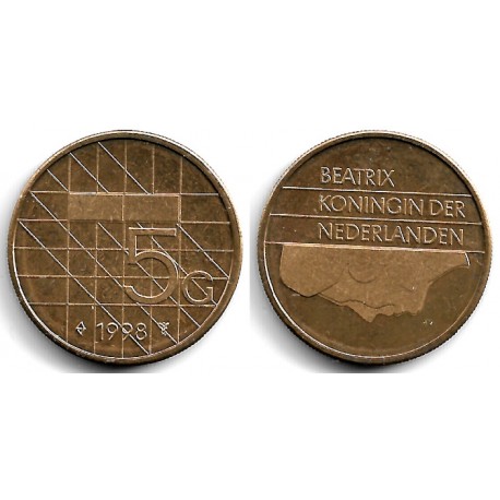 (210) Países Bajos. 1998. 5 Gulden (SC-)