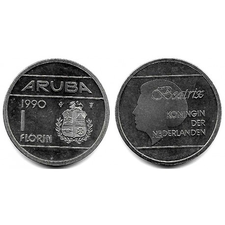 (5) Aruba. 1990. 1 Florin (SC)