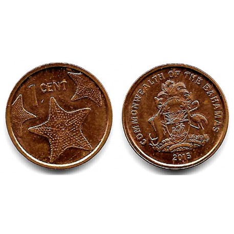 Bahamas. 2015. 1 Cent (EBC)