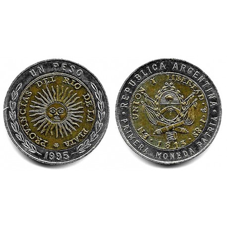 (112.2) Argentina. 1995. 1 Peso (EBC+)