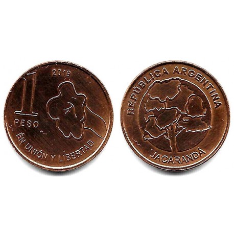 Argentina. 2019. 1 Peso (EBC+)