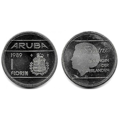 (5) Aruba. 1989. 1 Florin (SC-)
