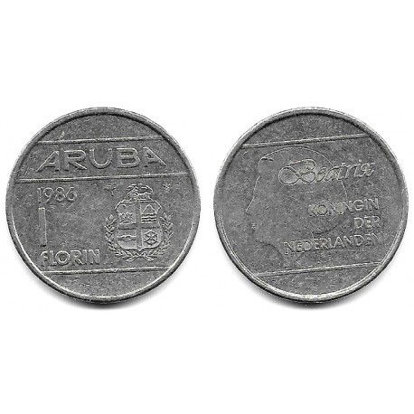 (5) Aruba. 1986. 1 Florin (MBC)
