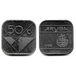 (4) Aruba. 1998. 50 Cents (SC)