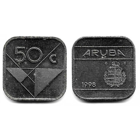(4) Aruba. 1998. 50 Cents (SC)