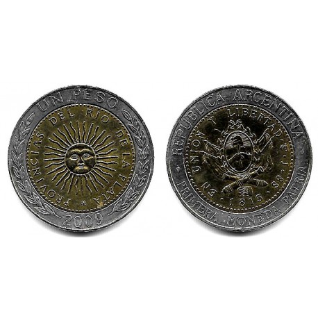 (112.1) Argentina. 2009. 1 Peso (EBC+)