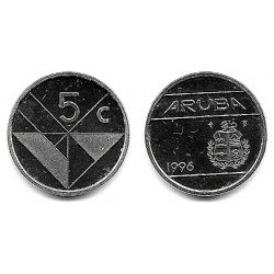 (1) Aruba. 1996. 5 Cents (SC)