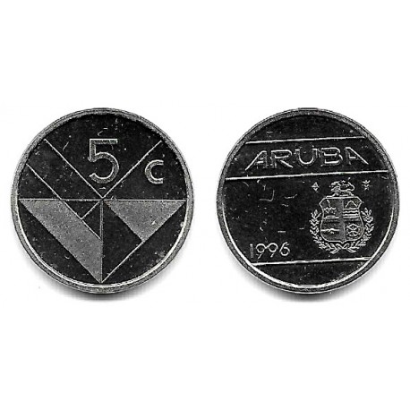 (1) Aruba. 1996. 5 Cents (SC)