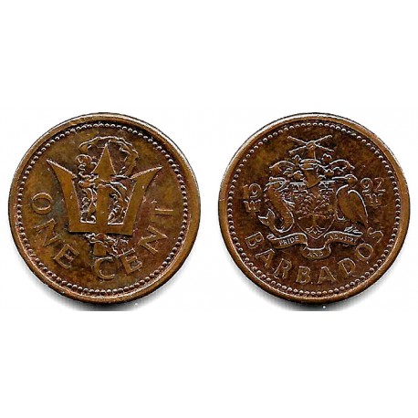 (10a) Barbados. 1992. 1 Cent (MBC)