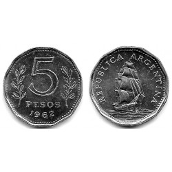 (59) Argentina. 1962. 5 Pesos (SC)