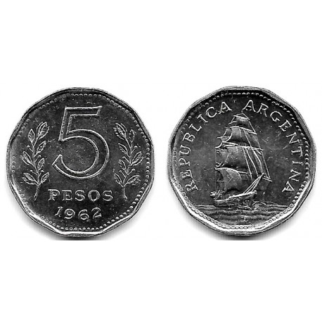 (59) Argentina. 1962. 5 Pesos (SC)