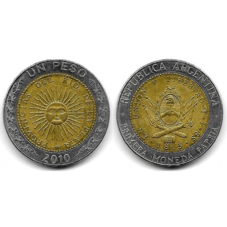 (112.1) Argentina. 2010. 1 Peso (MBC)