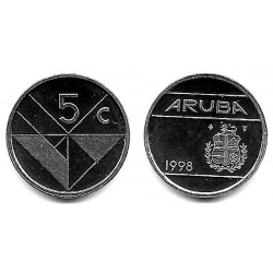 (1) Aruba. 1998. 5 Cents (SC)