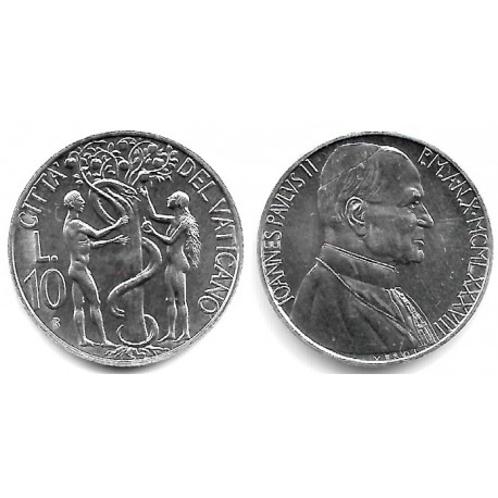 (206) Ciudad del Vaticano. 1988. 10 Lira (SC)