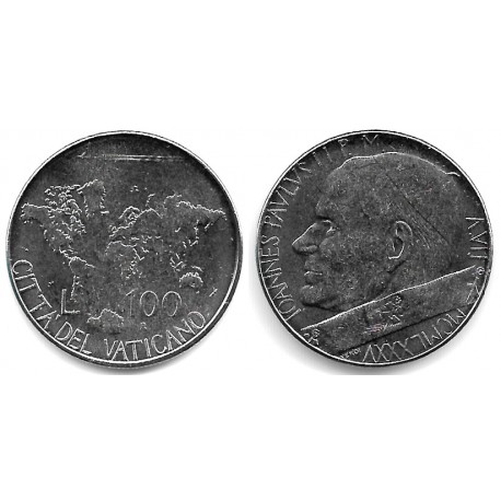 (188) Ciudad del Vaticano. 1985. 100 Lira (SC)