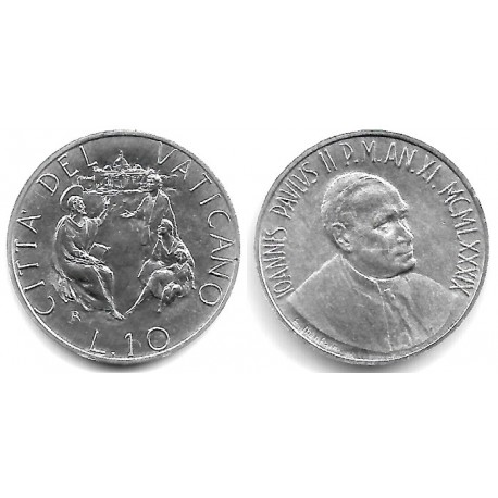 (213) Ciudad del Vaticano. 1989. 10 Lira (SC)
