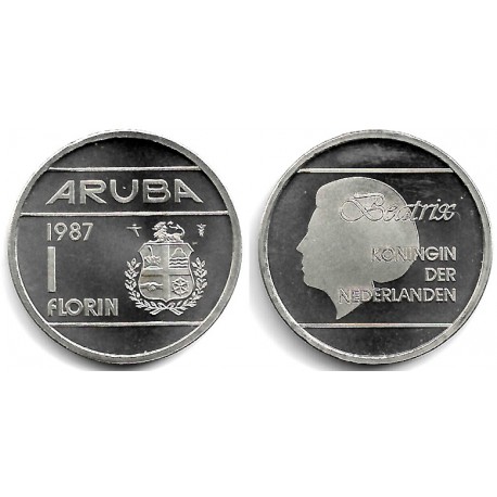(5) Aruba. 1987. 1 Florin (SC)