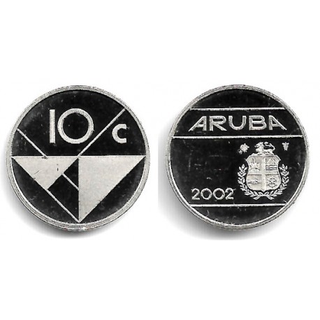(2) Aruba. 2002. 10 Cents (SC)