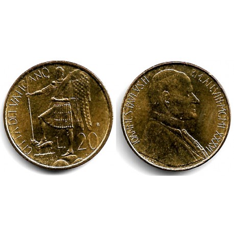 (193) Ciudad del Vaticano. 1986. 20 Lira (SC)