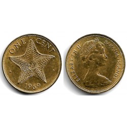 (2) Bahamas. 1969. 1 Cent (EBC)