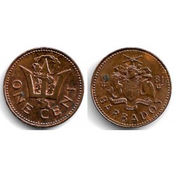 (10) Barbados. 1981. 1 Cent (BC+)