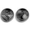 (1) Aruba. 1987. 5 Cents (SC)