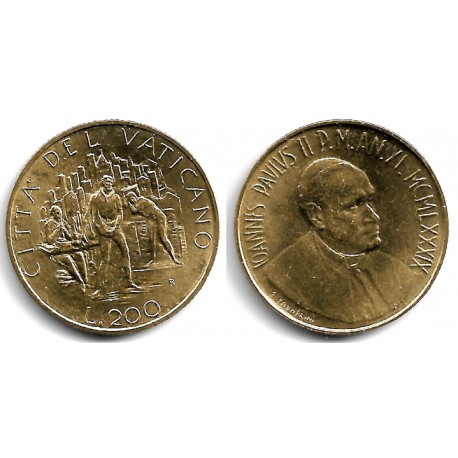 (217) Ciudad del Vaticano. 1989. 200 Lira (SC)