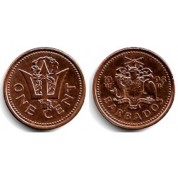 (10a) Barbados. 1998. 1 Cent (EBC+)